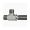 FS2704-06-06-06-FG by Brennan Inc. | -06 Male Face Seal x -06 Male Face Seal x -06 Male Face Seal Bulkhead Run | Tee | Forged Steel
