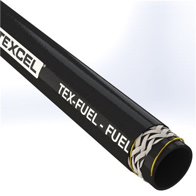 FU-12-C200-200W by Texcel | TEX-FUEL Series | Fuel Transfer Hose | 3/4" Hose ID | 200 PSI | Black | 200ft Coil