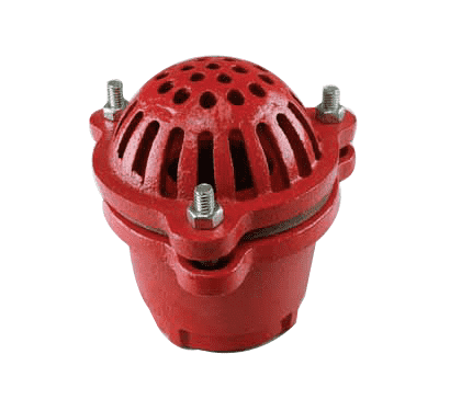 FV800 by Jason Industrial | Foot Valve | For Water Suction Hose | 8" | Female NPS | Red