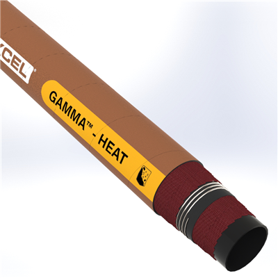 GHE15S1-3.0 by Texcel | GAMMA™-HEAT Series | Hot Air Blower Hose | 3" Hose ID | 150 PSI | 29 in/Hg Vacuum Rated | Black