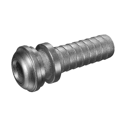 GJS-100 by Kuriyama | Ground Joint Coupling Hose Stem | 1" | Zinc Plate