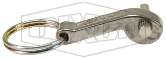 G34HRPSI by Dixon Valve | Cam & Groove Handle for Aluminum / Brass Global Coupler | 3" - 5" Size | Investment Stainless