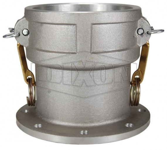G400-DLT-AL by Dixon Valve | Global Cam & Groove Coupler | 4" Coupler x TTMA Flange | 356T6 Aluminum