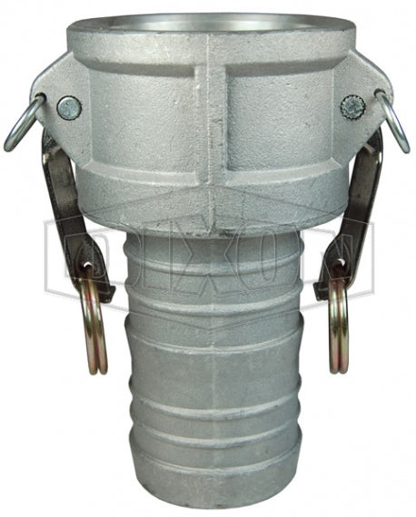 G300-C-ALSI by Dixon Valve | Global Cam & Groove Coupler | Type C | 3" Coupler x 3" Male NPT | A380 Permanent Mold Aluminum (Stainless Handles)