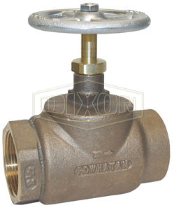 SGVF250 Dixon Cast Brass Straight Globe Valve - 2-1/2" Female NPT Inlet x 2-1/2" Female NPT Outlet