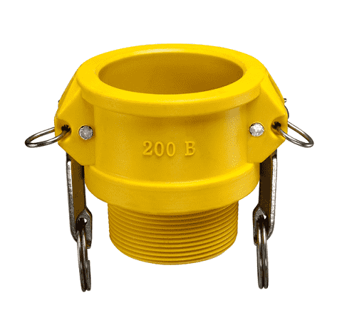 GRB150 by Kuriyama | Quick-Acting Coupling | Part B | 1-1/2" Female Coupler x 1-1/2" Male NPT | Nylon