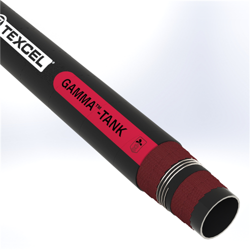 GTA15S1-4.0-200P by Texcel | GAMMA™-TANK Series | Tank Truck Hose | 4" Hose ID | 150 PSI | 29 in/Hg Vacuum Rated | Black