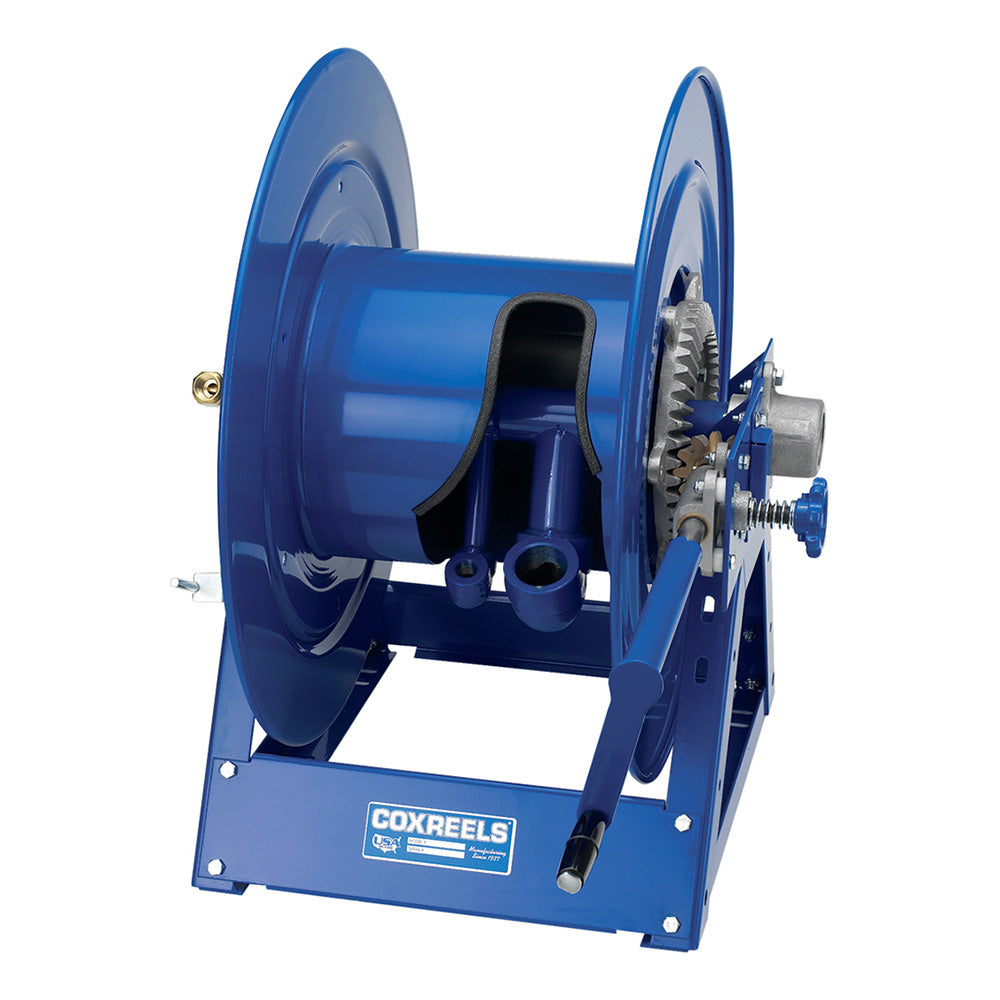 V-1175-850-C by Coxreels | V1175 Series | Hand Crank Vacuum Hose Reel | 1-1/2" Hose ID, 1-1/2" FNPT Inlet | Steel | 50ft Capacity, Hose Not Included