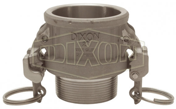 HAB300EZ by Dixon Valve | EZ Boss-Lock Cam & Groove Coupler | Type B | 3" Coupler x 3" Male NPT | Hastelloy®