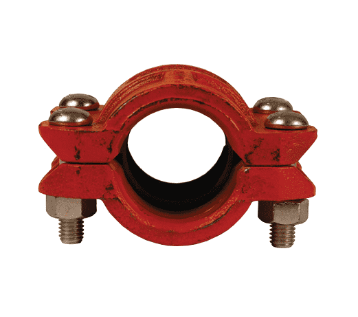 HDPE400BU Dixon Valve Ductile Iron High Density Polyethylene (HDPE) Coupling with Buna-N Gasket - 4" Nominal Size - 4.500" Pipe OD