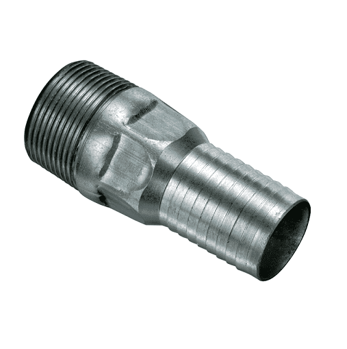 Kuriyama STN200 Steel Hose Nipple - 2 Inch NPT Male Thread, 75 PSI