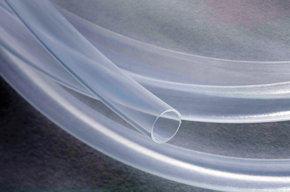 FBFEPF-1000-062-50 Versilon™ by Saint Gobain | 7/8" ID x 1" OD x .062" Wall | FEP-F Food and Beverage Dispensing Tubing | 50' Package Length
