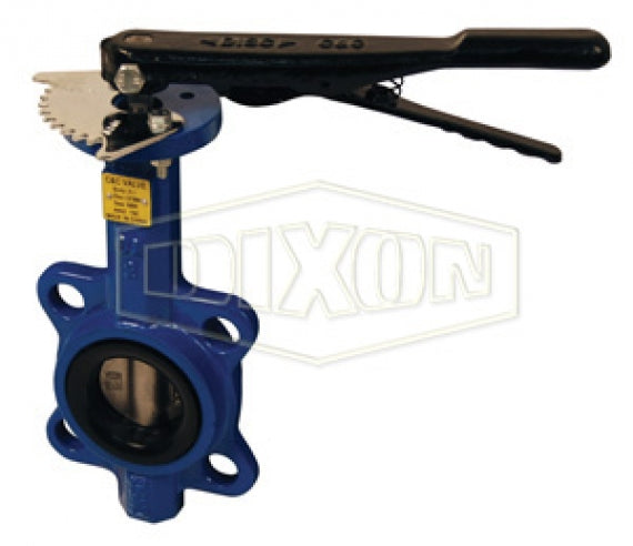 BFVW300 by Dixon Valve | Butterfly Valve | Wafer Style | 3" 150# Flange | Nitrile Rubber Liner | Stainless Disc | Ductile Iron