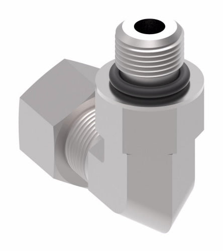 7515X12 Ermeto by Danfoss | 7000 Series | Straight Thread ORB/Tube 90° Elbow | 3/4" Male O-Ring Boss x 3/4" Tube OD | Steel