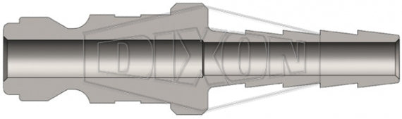 J3S2 by Dixon Valve | Pneumatic Quick Disconnect Coupling | J-Series | Hose Barb | 1/4" Hose ID x 3/8" Automotive Interchange | Plug | Steel