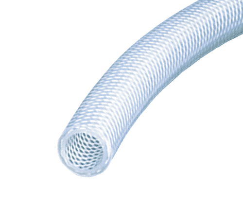 K4350-06X300 Kuri-Tec by Kuriyama | K4350 Series | Yarn-Reinforced Spray Hose | Clear | 3/8" ID | .594" OD | 300ft Length | EVA