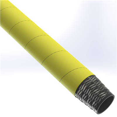 KING-3.0 by Texcel | TEX-KING Series | Wire Air Hose | 3" Hose ID | 500 PSI | Yellow