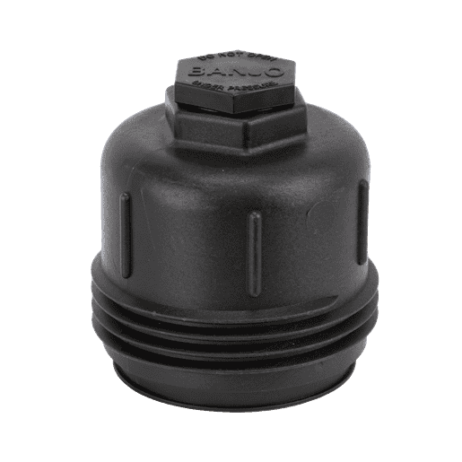 LS150-C by Banjo | Replacement Part for Manifold Flange Connections | 1-1/2" & 2" Y Strainer | Cap, Drain Plug & O-Ring
