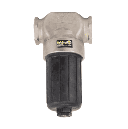 LST200-50SS by Banjo | T Line Strainer | 2" x 2" Female NPT with 50 Mesh Screen | 300 PSI | Polypropylene / 316 Stainless Steel Combo