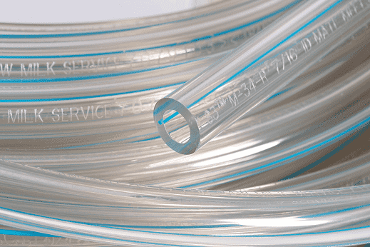 ACK37061 Tygon S3™ by Saint Gobain | 7/8" ID x 1-3/8" OD x 1/4" Wall | M-34-R | Raw Milk Tubing | 300' Package Length