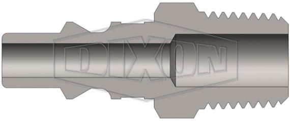 M3M3 by Dixon Valve | Pneumatic Quick Disconnect Coupling | M-Series | 3/8" Male NPT x 3/8" ARO Interchange | Plug | Steel