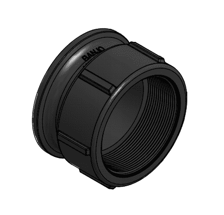 M300FISO by Banjo | Manifold Flange Connections | 3" Manifold Flange x 3" ISO 228 Female Thread BSP | 100 PSI