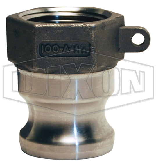 300-A-HA by Dixon Valve | Cam & Groove Adapter | Type A | 3" Adapter x 3" Female NPT | Hastelloy®