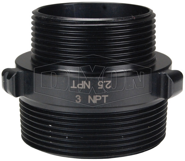 N36-25F45F Dixon Aluminum Double Male - Style N36 - Rocker Lug - 2-1/2" Male NST(NH) x 4-1/2" Male NST(NH)