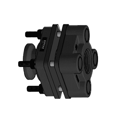 MBF103 by Banjo | Manifold Flange Connections | 1" Manifold Bolted Flange with 3" Bolts | Stainless Steel Bolts | Gasket: EPDM