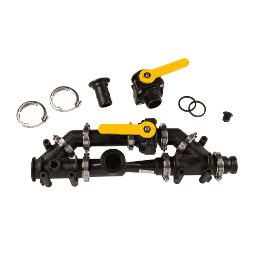 MIS220HBA by Banjo | Manifold Flange Connections | 2" Full Port Inductor Assembly | Part HB x Part A | 2" Hose Barb x 2" Male Adapter