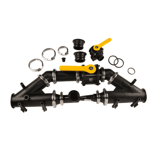 MIS300AA by Banjo | Manifold Flange Connections for Full Port Inductor Assembly | Part A | 3" Male Adapter x 3" Male Adapter
