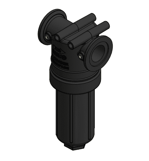 MLST150-80PL by Banjo | Manifold Flange Connection | 2" Manifold T Strainer Handle with PL 80 Mesh | 225 PSI