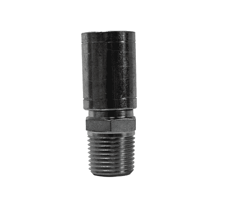 MPC-T06 Dixon Valve 3/8" Carbon Steel True ID Fitting - Rigid Male Pipe