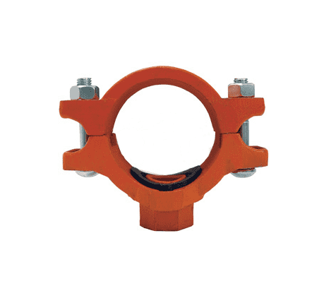 MT4030 Dixon Valve Ductile Iron Mechanical Tee - Series T - 4" Nominal Size - 3" Branch Size