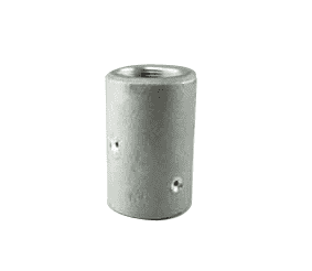 NH3A by Jason Industrial | Sandblast Hose Coupling | Nozzle Holder | 1-1/4" Hose ID | 2-5/32" Hose OD | Aluminum