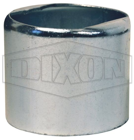 GAS5010NOS by Dixon Valve | Notched Ferrule | 4" Size | Hose OD Range: from 4-40/64" to 4-47/64" | 304 Stainless Steel