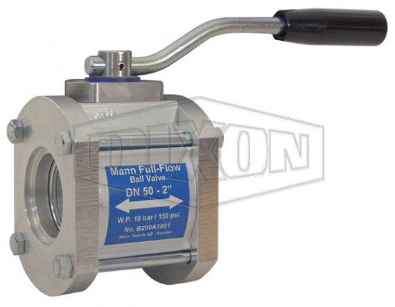1WAYBV300SW by Dixon Valve MannTek | Full Flow Ball Valve | One-Way | 3" Socket Weld End x 3" Socket Weld End | Aluminum