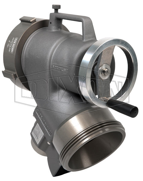 FMGR40F50F Dixon Aluminum Alloy Piston Intake Relief Valve - 4" Male NST(NH) x Two 5" Female NST(NH) Swivel Ends