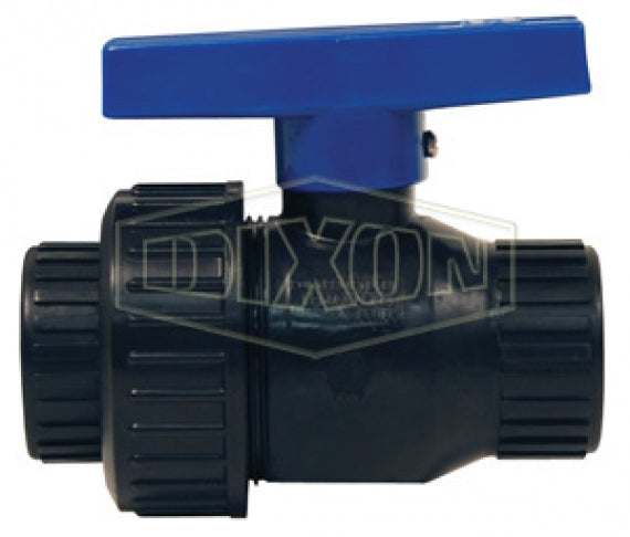 SUBV300 by Dixon Valve | Single Union Ball Valve | Full Port | 3" Female NPT x 3" Female NPT | Polypropylene