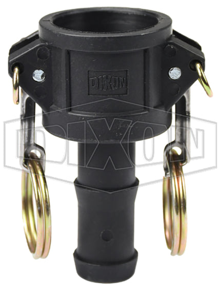 PPC75 by Dixon Valve | Cam & Groove Coupler | Type C | 3/4" Coupler x 3/4" Hose Shank | Polypropylene