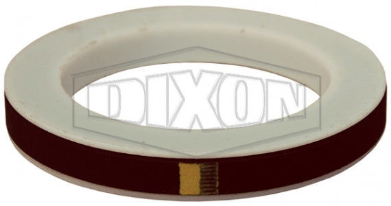 125GTFVI by Dixon Valve | Cam & Groove Envelope Gasket | 1-1/4" Size | PTFE (TFE) with FKM Filler