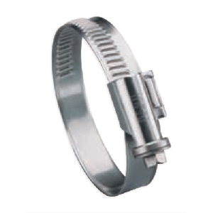PY-13831 by Foster | Python Cable Clamp | 12mm Band w/ Screw | 7-5/8" - 9-1/8" Clamp Range | 316 Stainless Steel