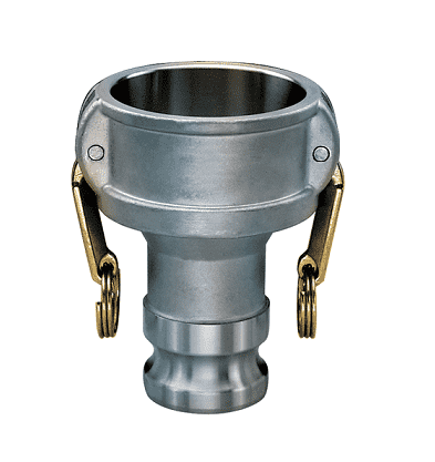 RDA-A4020 by Kuriyama | Quick-Acting Special Application Coupling | Part A | 4" Reducing Coupler x 2" Adapter | Aluminum