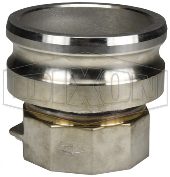 6040-A-SS by Dixon Valve | Cam & Groove Reducer (Jump Size) Adapter | Type A | 6" Adapter x 4" Female NPT | 316 Stainless Steel