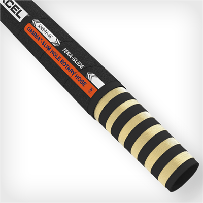 SH-SPH-3.0-100 by Texcel | GAMMA™ Series | Slim Hole Rotary Hose for drilling applications | 3" Hose ID | 4,000 PSI | Black