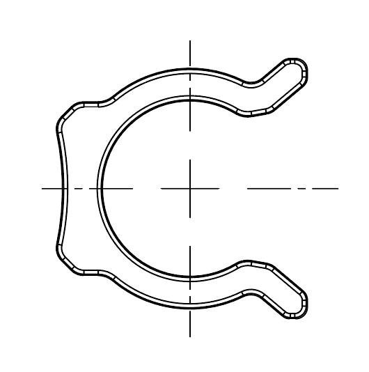 50980-53 by AIGNEP | Accessories Series | Security Clip for Push Connect Collet | 5/32" Tube | Pack of 10