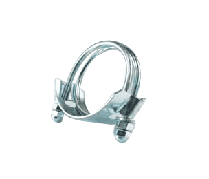SDB600CCW by Jason Industrial | Double Bolt Hose Clamps for Corrugated Hose | Counterclockwise | 6" Hose ID