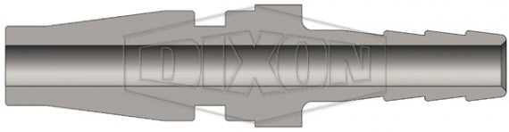 SHD2S3 by Dixon Valve | Pneumatic Quick Disconnect Coupling | SHD-Series | Hose Barb | 3/8" Hose ID x 1/4" Twist-Lock Interchange | Plug | Steel