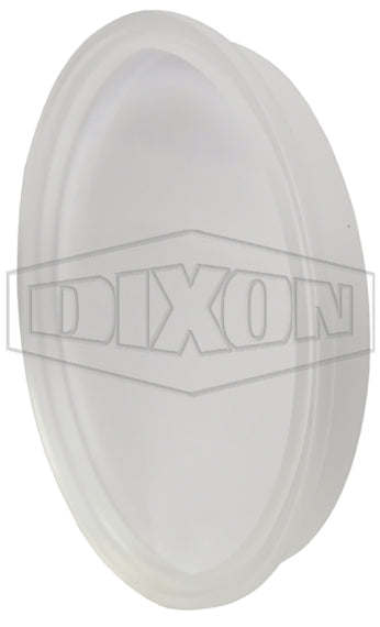 B5416MP-A250 by Dixon Valve | Sanitary Sight Glass End Cap | Tube OD 2-1/2" | Acrylic Plastic