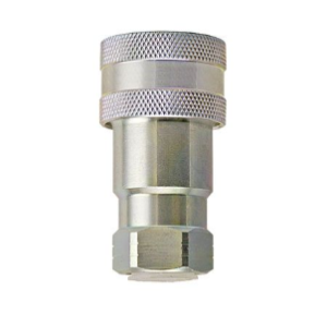 B-4050-2P Breco by Foster | 4000 Series | 1/8" Socket x 1/8" Female NPTF Thread | Poppet Style | Straight | Steel